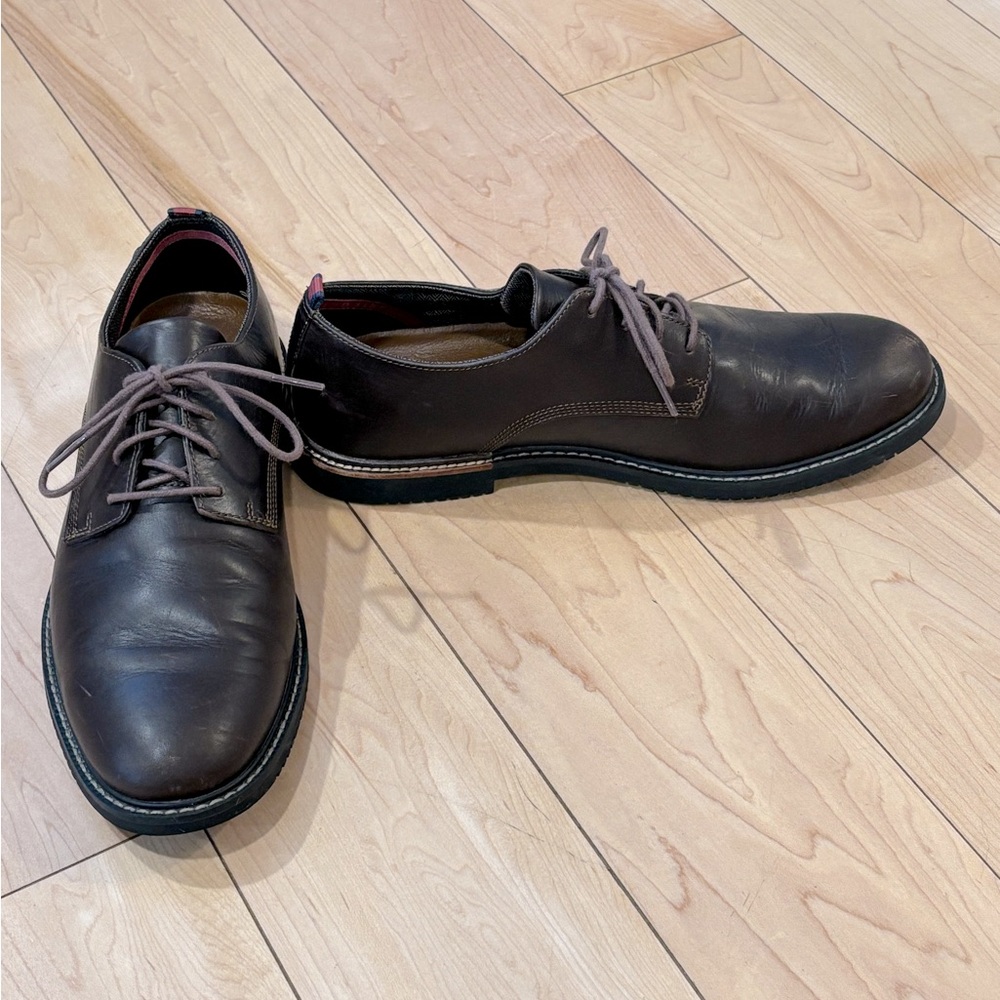 Timberland Men’s Brook Park Leather Oxford Shoes Brown Size 9.5 Medium